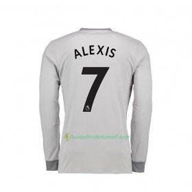 Fußballtrikots Manchester United Alexis Sanchez 7 2017-2018 Langarm Ausweichtrikot kaufen
