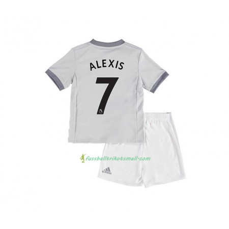 Fußballtrikots Manchester United Alexis Sanchez 7 Kinder 2017-2018 Kurzarm Ausweichtrikot kaufen