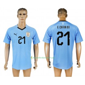 Fußballtrikots Uruguay Edinson Cavani 21 WM 2018 Heimtrikotsatz kaufen