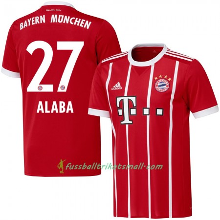 Fußballtrikots FC Bayern München Alaba 27 2017-2018 Kurzarm Heimtrikotsatz kaufen