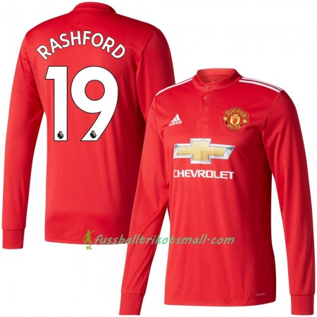 Fußballtrikots Manchester United Rashford 2017-2018 Langarm Heimtrikotsatz kaufen