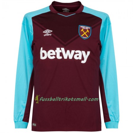 Fußballtrikots West Ham United 2017-2018 Langarm Heimtrikotsatz kaufen