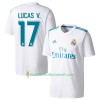 Fußballtrikots Real Madrid Lucas V. 2017-2018 Kurzarm Heimtrikotsatz kaufen