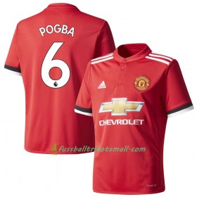 Fußballtrikots Manchester United Pogba 6 2017-2018 Kurzarm Heimtrikotsatz kaufen