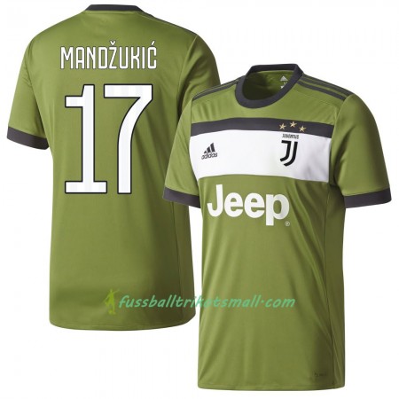 Fußballtrikots Juventus Turin Mandzukic 17 2017-2018 Kurzarm Ausweichtrikot kaufen
