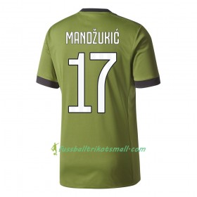Fußballtrikots Juventus Turin Mandzukic 17 2017-2018 Kurzarm Ausweichtrikot kaufen