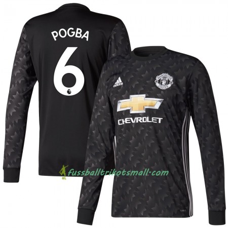 Fußballtrikots Manchester United Pogba 6 2017-2018 Langarm Auswärts-trikot kaufen