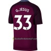 Fußballtrikots Manchester City G. Jesus 2017-2018 Kurzarm Auswärts-trikot kaufen