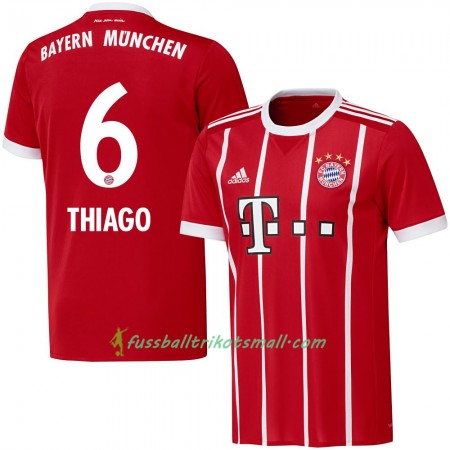 Fußballtrikots FC Bayern München Thiago 6 2017-2018 Kurzarm Heimtrikotsatz kaufen