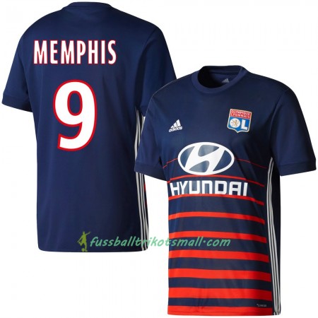Fußballtrikots Olympique Lyon Memphis 2017-2018 Kurzarm Auswärts-trikot kaufen