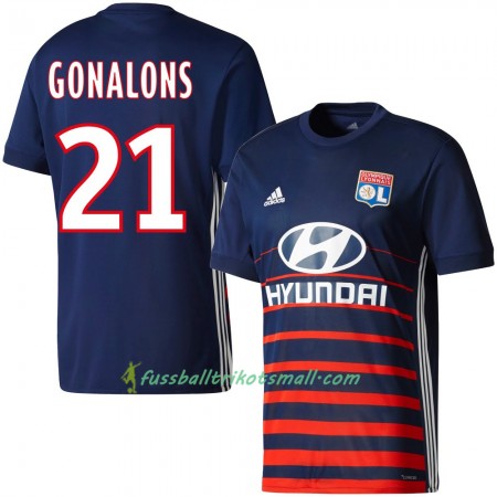 Fußballtrikots Olympique Lyon Gonalons 2017-2018 Kurzarm Auswärts-trikot kaufen