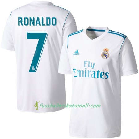 Fußballtrikots Real Madrid Ronaldo 2017-2018 Kurzarm Heimtrikotsatz kaufen