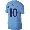 Fußballtrikots Manchester City Kun Agüero 2017-2018 Kurzarm Heimtrikotsatz kaufen