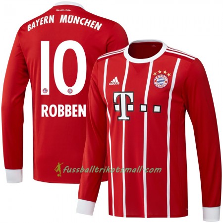 Fußballtrikots FC Bayern München Robben 10 2017-2018 Langarm Heimtrikotsatz kaufen