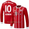 Fußballtrikots FC Bayern München Robben 10 2017-2018 Langarm Heimtrikotsatz kaufen