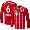 Fußballtrikots FC Bayern München Thiago 6 2017-2018 Langarm Heimtrikotsatz kaufen