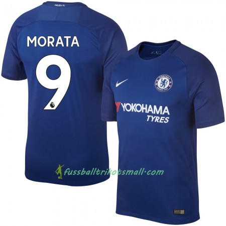 Fußballtrikots Chelsea Morata 2017-2018 Kurzarm Heimtrikotsatz kaufen