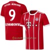 Fußballtrikots FC Bayern München Lewandowski 9 2017-2018 Kurzarm Heimtrikotsatz kaufen