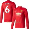 Fußballtrikots Manchester United Pogba 6 2017-2018 Langarm Heimtrikotsatz kaufen