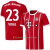 Fußballtrikots FC Bayern München Vidal 23 2017-2018 Kurzarm Heimtrikotsatz kaufen