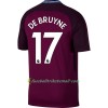 Fußballtrikots Manchester City De Bruyne 2017-2018 Kurzarm Auswärts-trikot kaufen