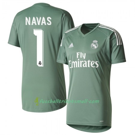 Fußballtrikots Real Madrid Navas Torwart 2017-2018 Kurzarm Heimtrikotsatz kaufen