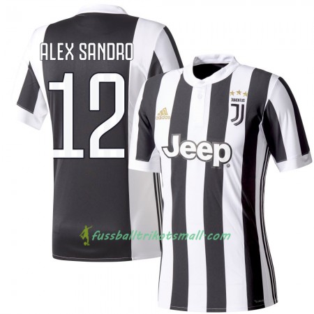 Fußballtrikots Juventus Turin Alex Sandro 12 2017-2018 Kurzarm Heimtrikotsatz kaufen
