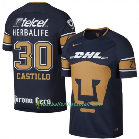 Fußballtrikots Pumas UNAM Castillo 30 2017-2018 Kurzarm Heimtrikotsatz kaufen