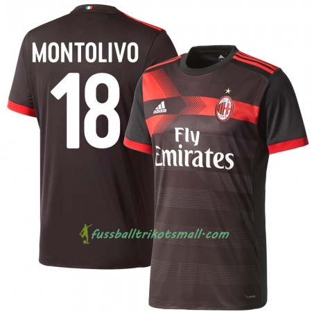 Fußballtrikots AC Mailand Montolivo 18 2017-2018 Kurzarm Ausweichtrikot kaufen