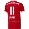 Fußballtrikots FC Bayern München James 11 2017-2018 Kurzarm Heimtrikotsatz kaufen