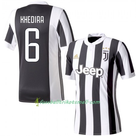 Fußballtrikots Juventus Turin Khedira 6 2017-2018 Kurzarm Heimtrikotsatz kaufen