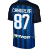 Fußballtrikots Inter Mailand Candreva 87 2017-2018 Kurzarm Heimtrikotsatz kaufen