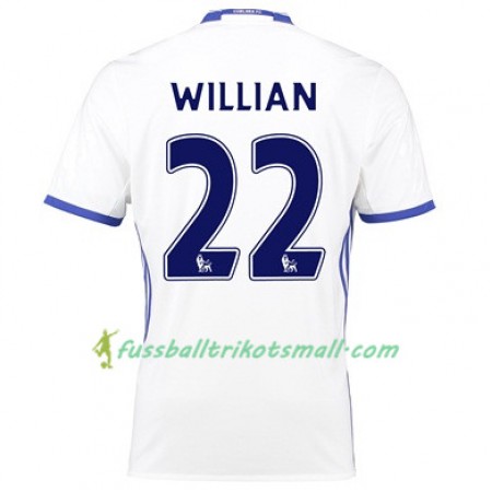 Fußballtrikots Chelsea WILLIAN 22 2017-2018 Kurzarm Ausweichtrikot kaufen