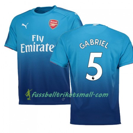 Fußballtrikots Arsenal GABRIEL 5 2017-2018 Kurzarm Auswärts-trikot kaufen