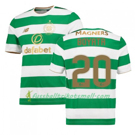 Fußballtrikots Celtic Glasgow DEDRYCK BOYATA 2017-2018 Kurzarm Heimtrikotsatz kaufen