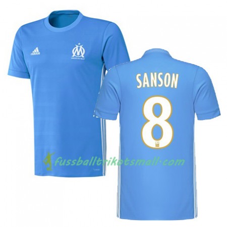 Fußballtrikots Olympique Marseille Morgan Sanson 8 2017-2018 Kurzarm Auswärts-trikot kaufen