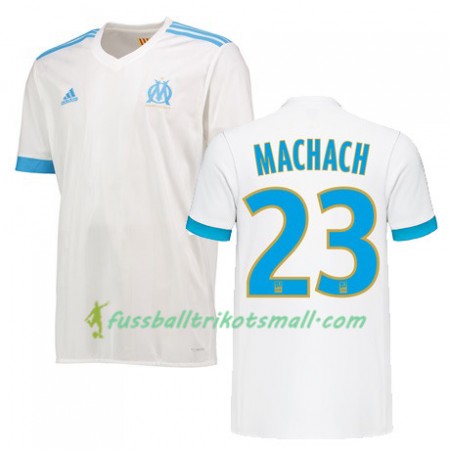 Fußballtrikots Olympique Marseille ZINEDINE MACHACH 23 2017-2018 Kurzarm Heimtrikotsatz kaufen
