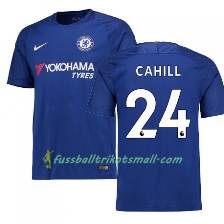 Fußballtrikots Chelsea CAHILL 24 2017-2018 Kurzarm Heimtrikotsatz kaufen