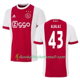 Fußballtrikots Ajax Amsterdam Norbert Alblas 43 2017-2018 Kurzarm Heimtrikotsatz kaufen