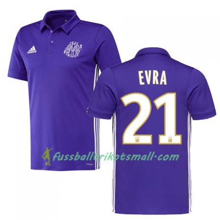 Fußballtrikots Olympique Marseille Patrice Evra 21 2017-2018 Kurzarm Ausweichtrikot kaufen