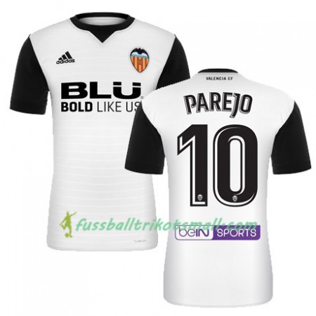 Fußballtrikots FC Valencia PAREJO 2017-2018 Kurzarm Heimtrikotsatz kaufen