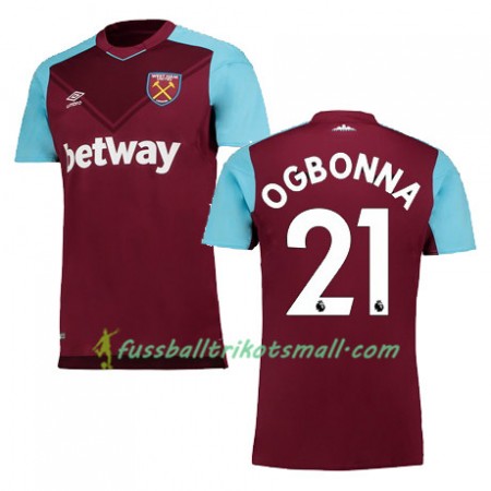 Fußballtrikots West Ham United OGBONNA 2017-2018 Kurzarm Heimtrikotsatz kaufen