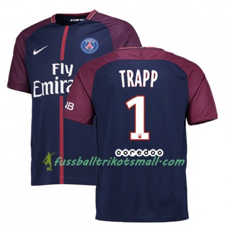 Fußballtrikots PSG KEVIN TRAPP 1 2017-2018 Kurzarm Heimtrikotsatz kaufen