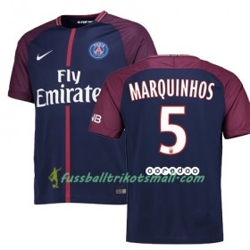Fußballtrikots PSG MARQINHOS 5 2017-2018 Kurzarm Heimtrikotsatz kaufen