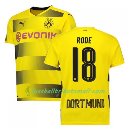Fußballtrikots Borussia Dortmund RODE 18 2017-2018 Kurzarm Heimtrikotsatz kaufen
