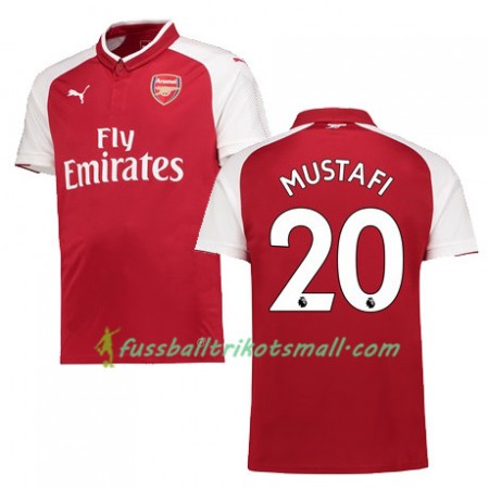 Fußballtrikots Arsenal MUSTAFI 20 2017-2018 Kurzarm Heimtrikotsatz kaufen