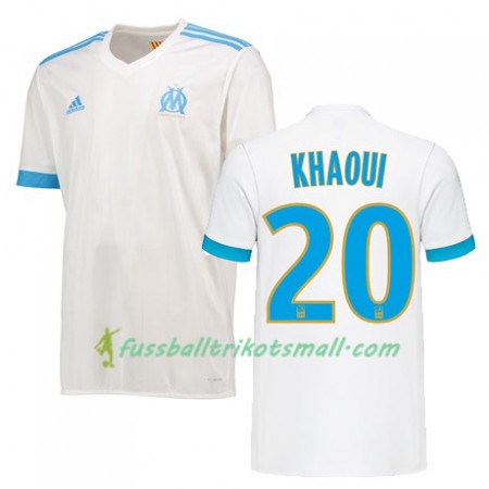 Fußballtrikots Olympique Marseille SAIF EDDINE KHAOUI 20 2017-2018 Kurzarm Heimtrikotsatz kaufen