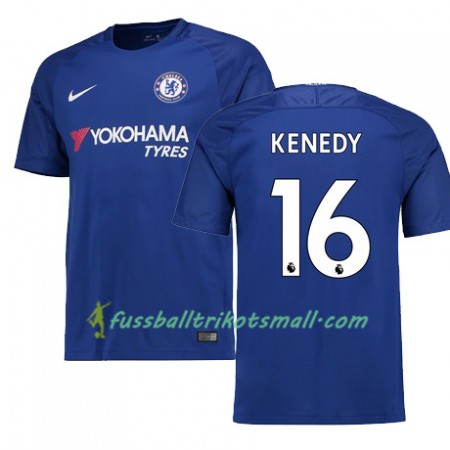 Fußballtrikots Chelsea KENEDY 16 2017-2018 Kurzarm Heimtrikotsatz kaufen