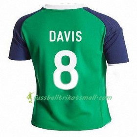 Fußballtrikots Nordirland STEVEN DAVIS 2016-2017 Kurzarm Heimtrikotsatz kaufen