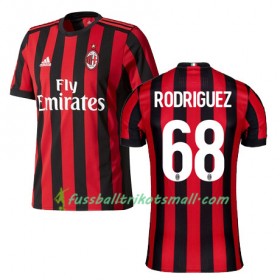 Fußballtrikots AC Mailand RODRIGUEZ 68 2017-2018 Kurzarm Heimtrikotsatz kaufen